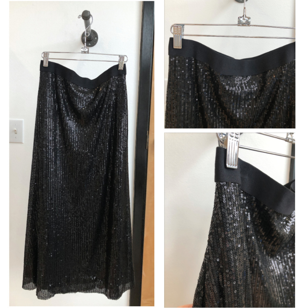 Sequin Midi Skirt